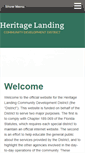 Mobile Screenshot of heritagelandingcdd.org